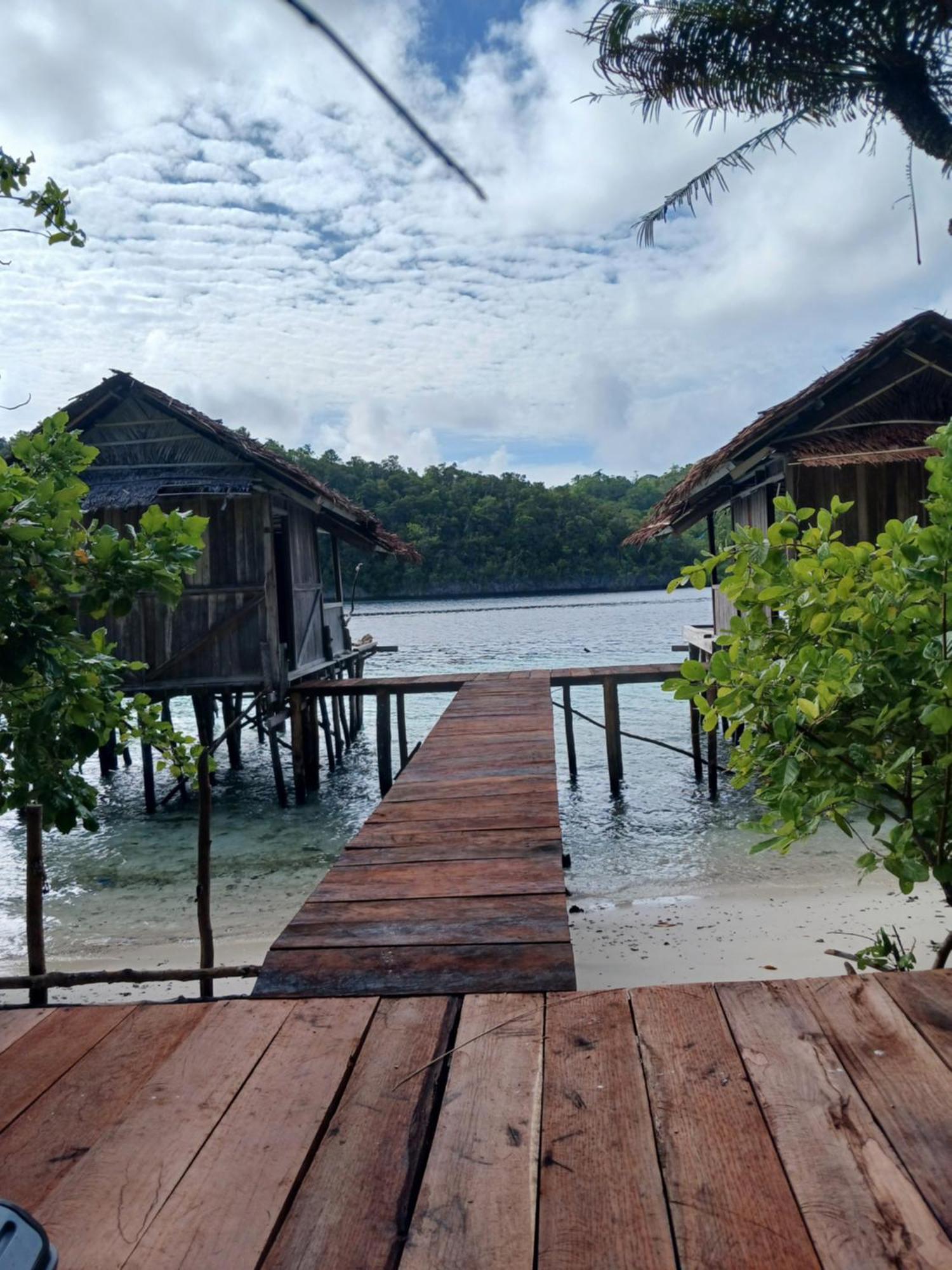 Ambower Homestay Raja Ampat Fam Bagian luar foto
